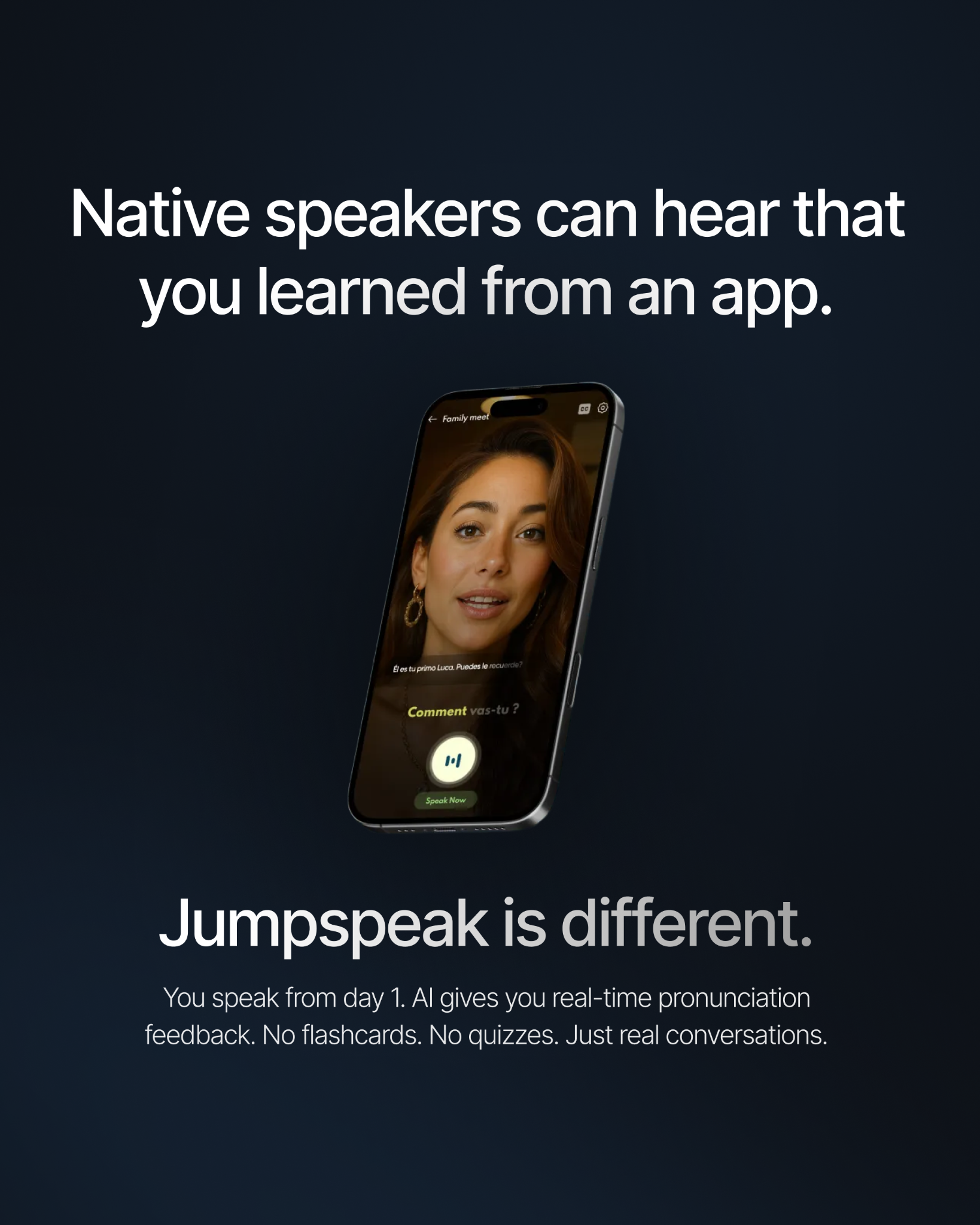 Jumpspeak Facebook ad