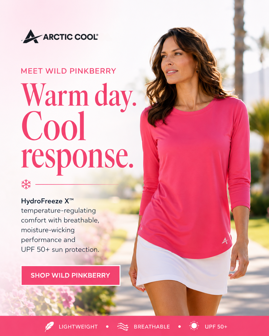 Arctic Cool Facebook ad