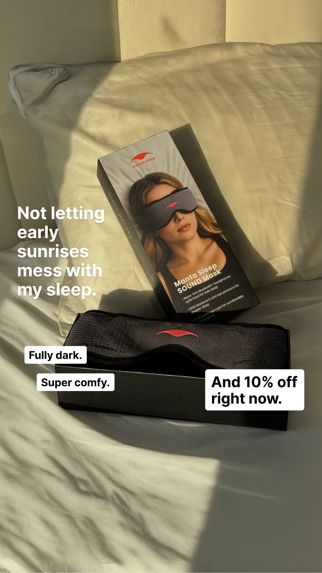 Manta Sleep Facebook ad