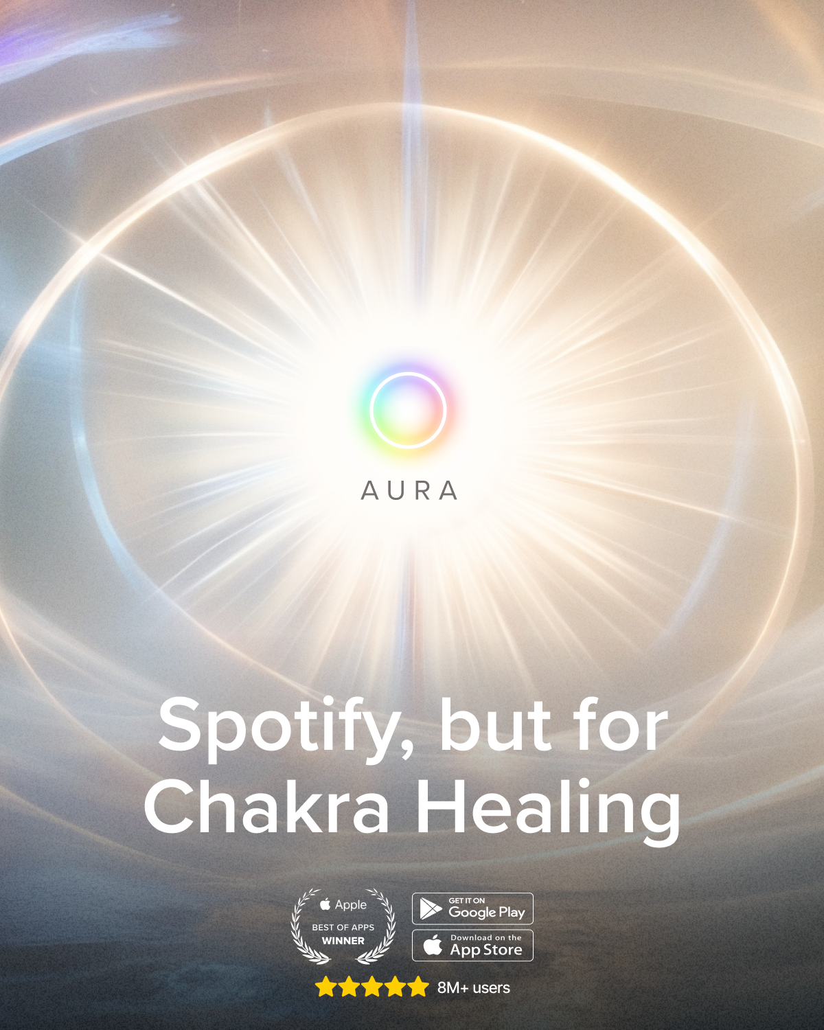 Aura: Find peace every day Facebook ad