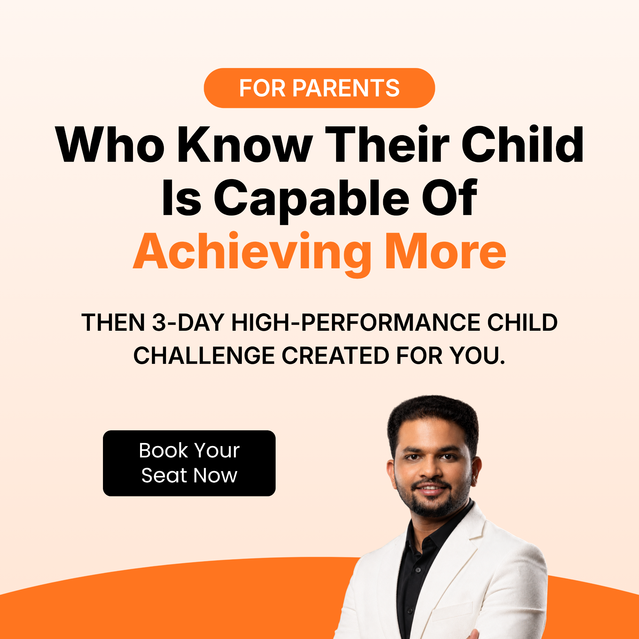 Ritesh Sahu Facebook ad: Join The 3-Day High-Performance Child Challenge Now