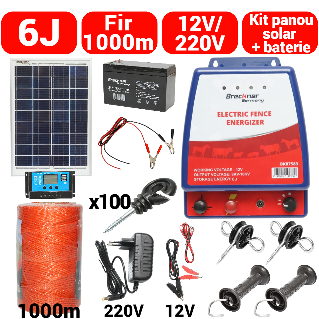 Hexago Tools Facebook ad: ̶9̶7̶9̶.̶9̶9̶ ➤ 799,99 Lei - Kit pachet gard electric 6…