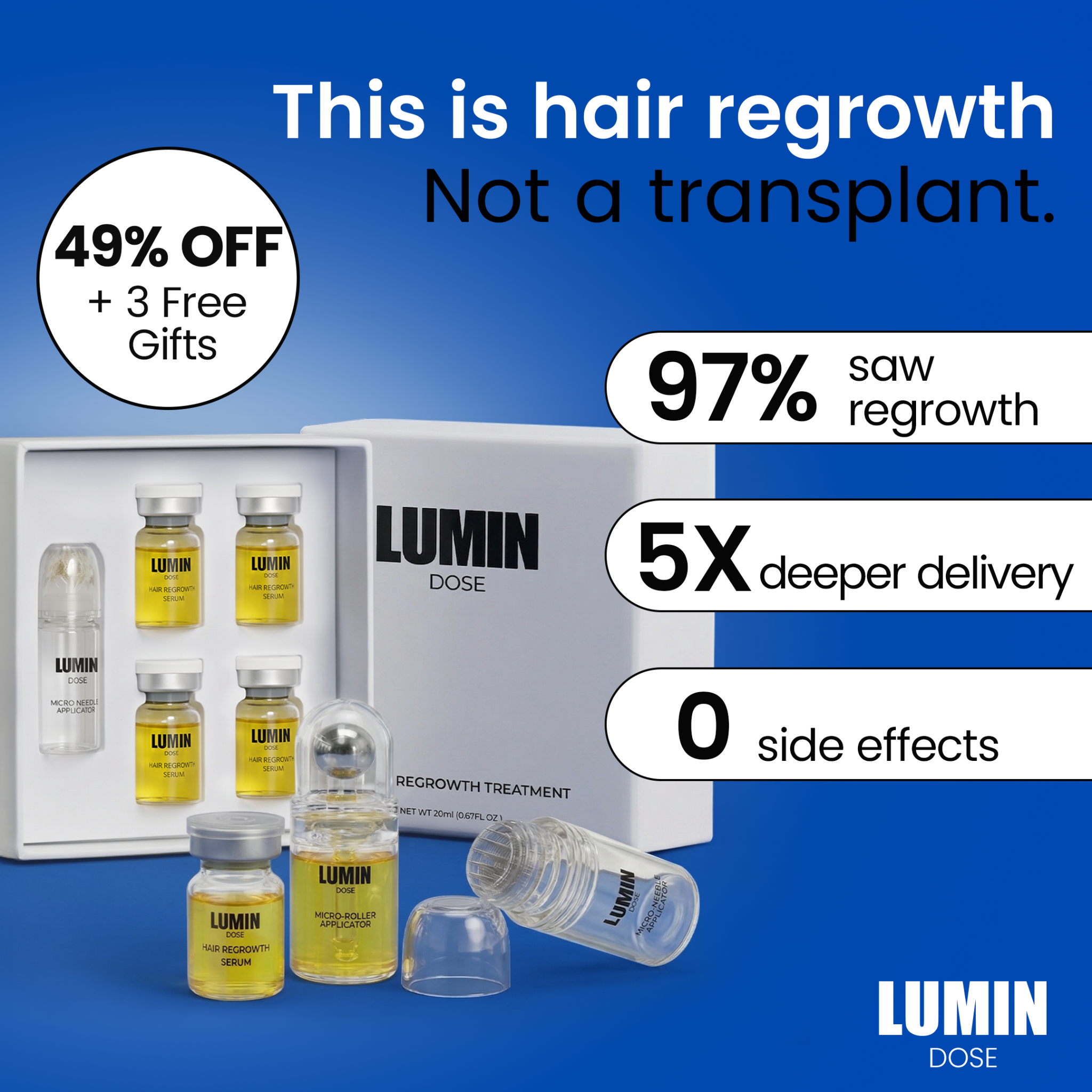 Lumin Dose Facebook ad