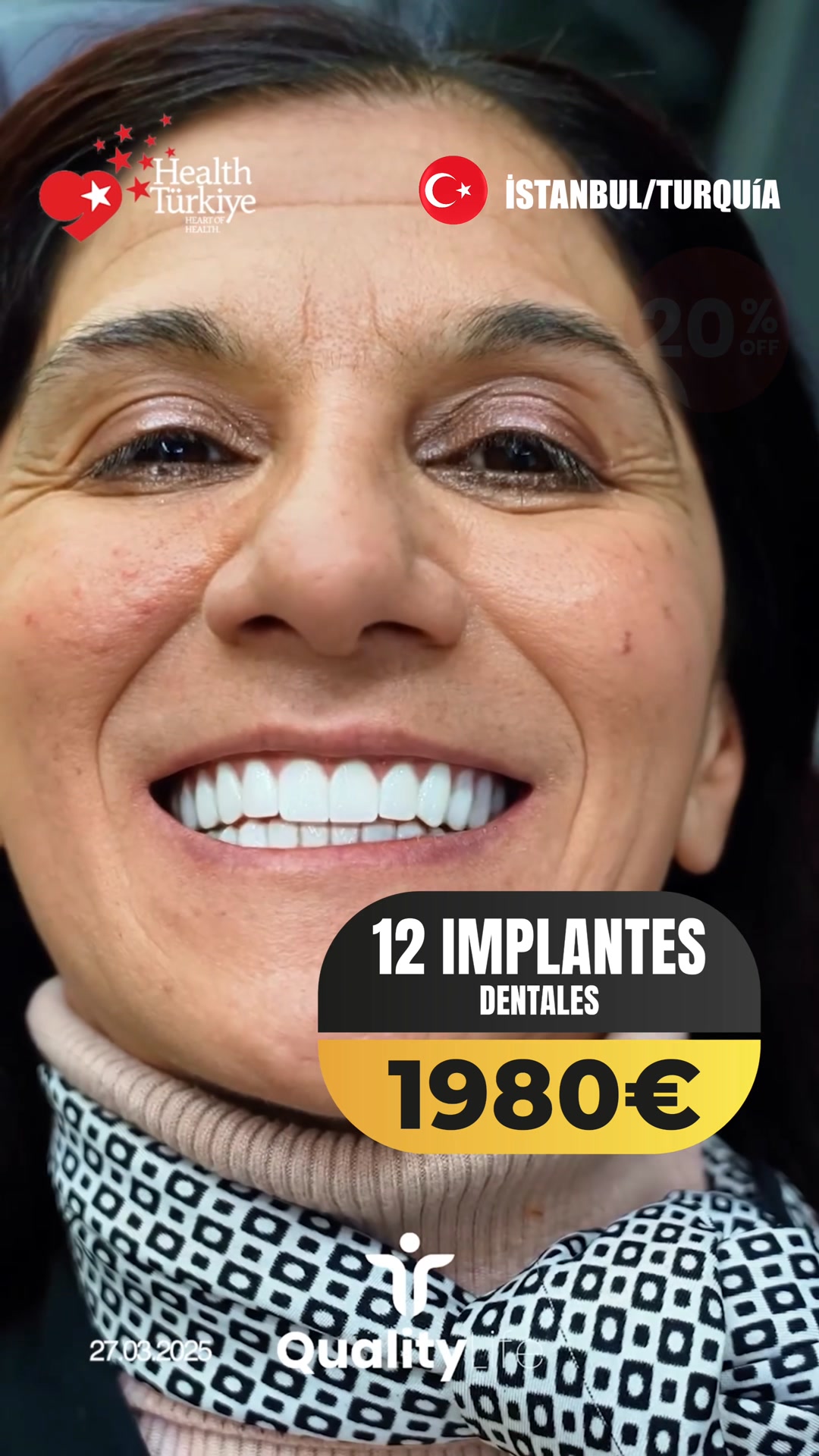 Quality Life Turkey Facebook ad: Mejores servicios de salud dental en Turquía/Estambul