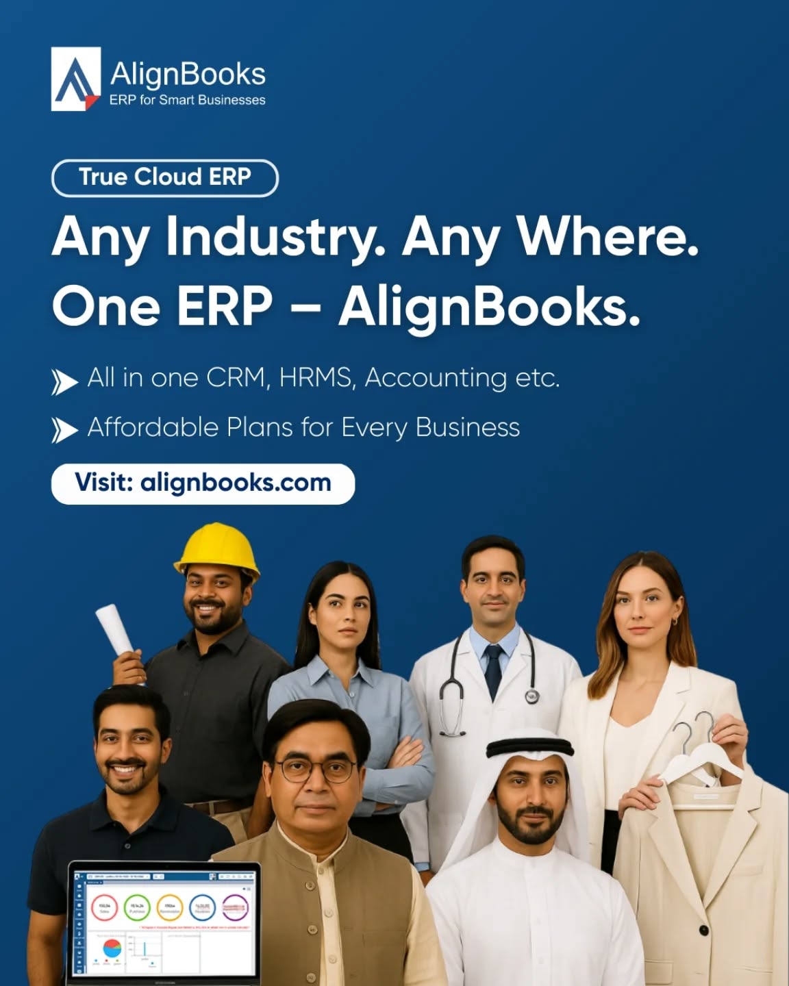 AlignBooks Facebook ad from Jan 9, 2026