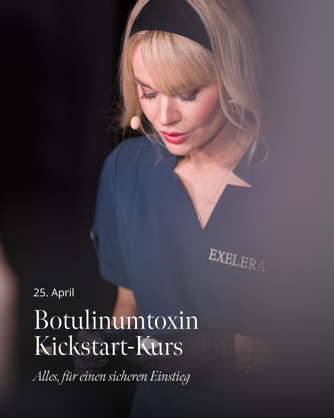 Exelera Facebook ad: Grundlagen Botulinumtoxin-Behandlung