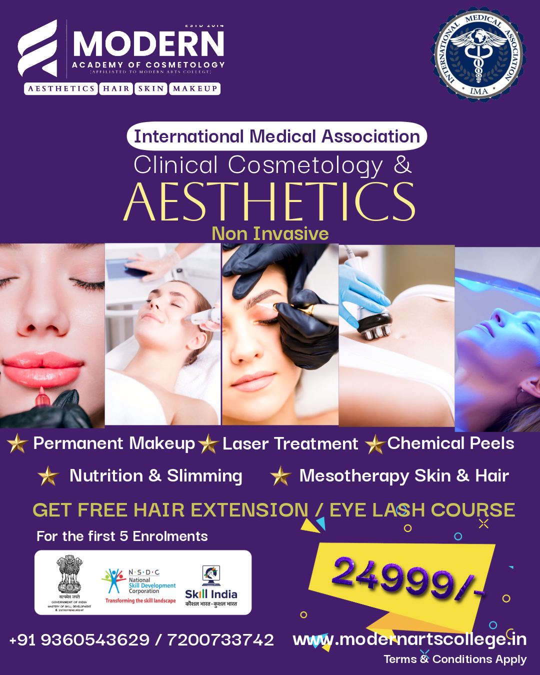 Modern Arts College Facebook ad: Join Modern Arts College for Cosmetology