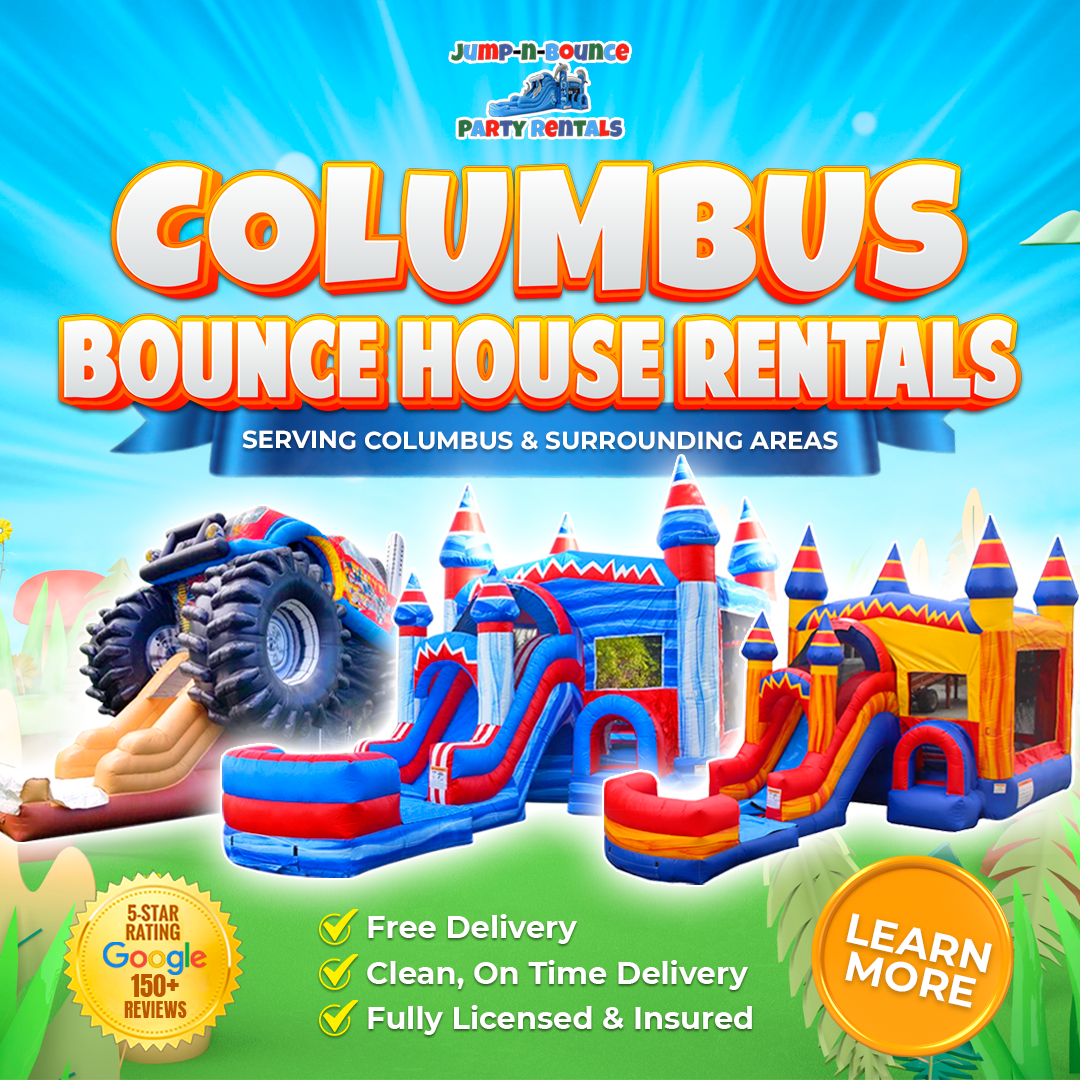 Jump n Bounce Facebook ad: SAVE YOUR DATE NOW!