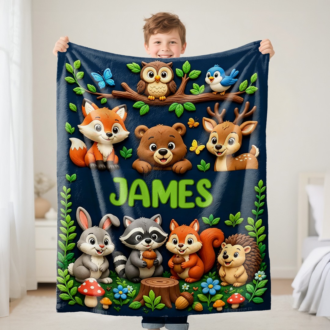 Callie Gifts Facebook ad: Personalized Cute Woodland Animal Truck Fantasy Cartoon…