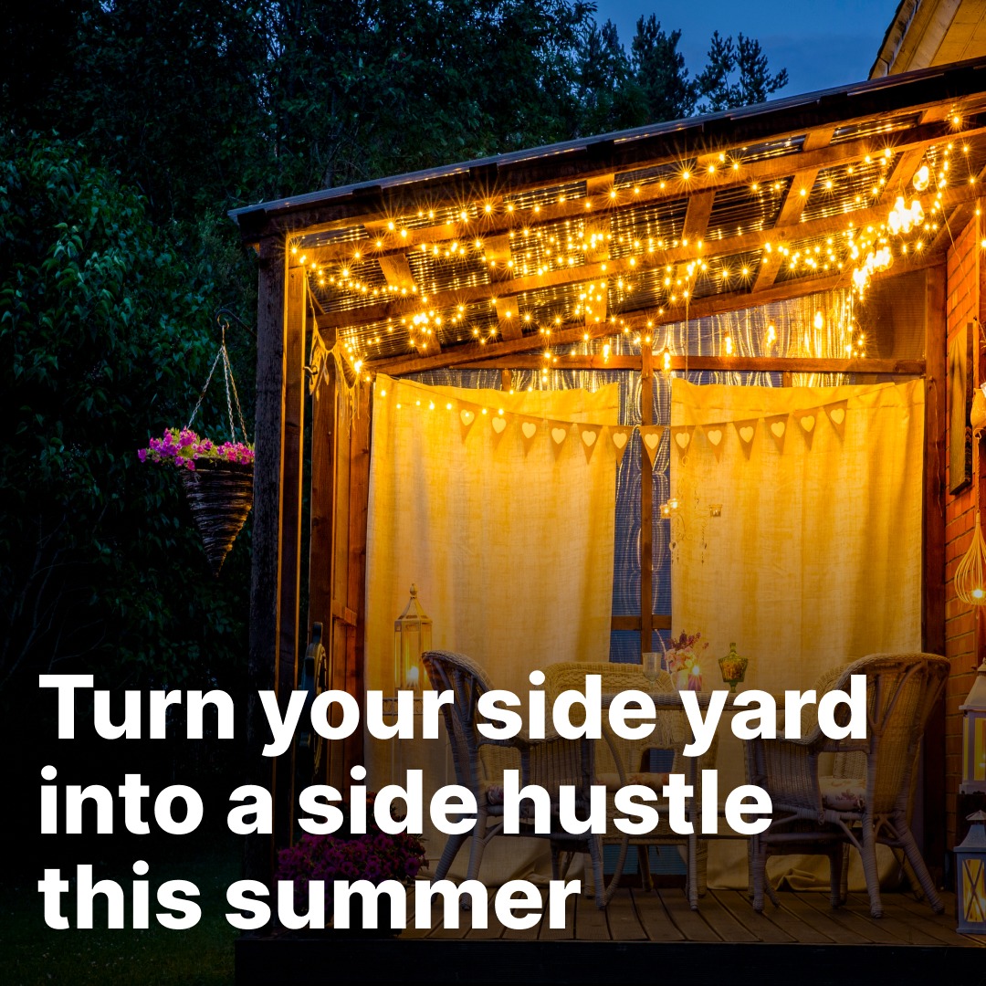 Spotz Facebook ad: Rent your outdoor real estate with Spotz