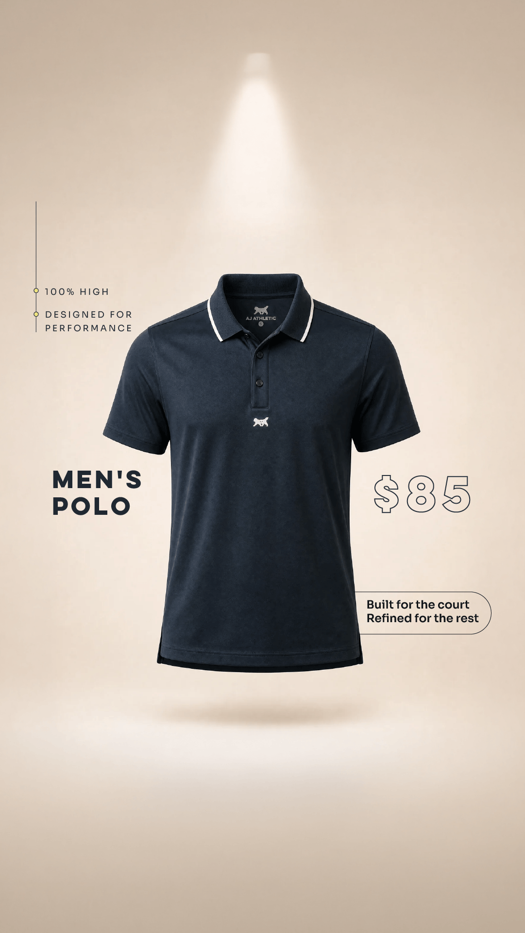 AJ Athletic Apparel Company Facebook ad from Aug 13, 2026