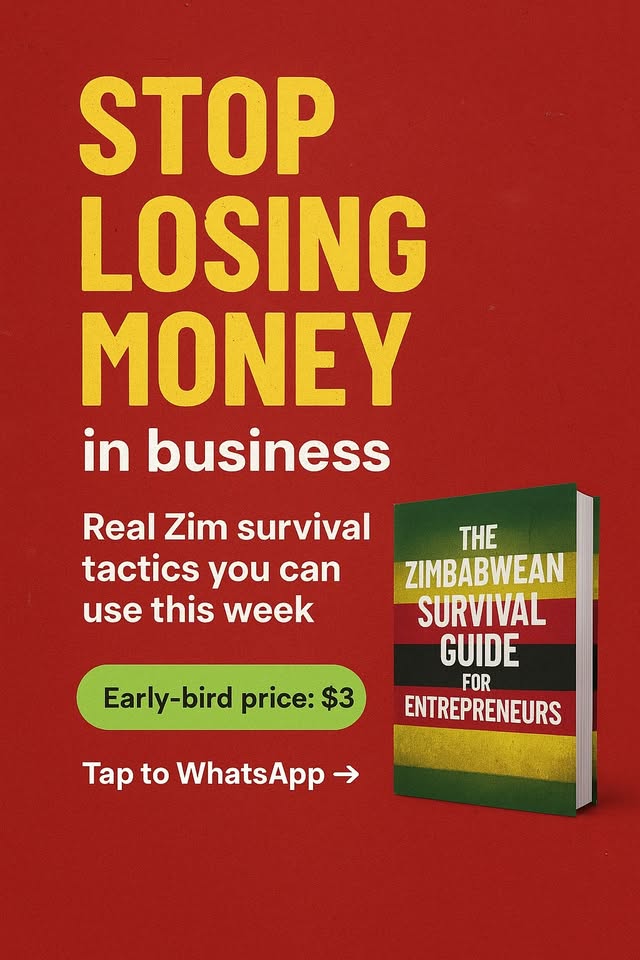 The Zimbabwean Survival Guide for Entrepreneurs Facebook ad: Zim Survival Guide
