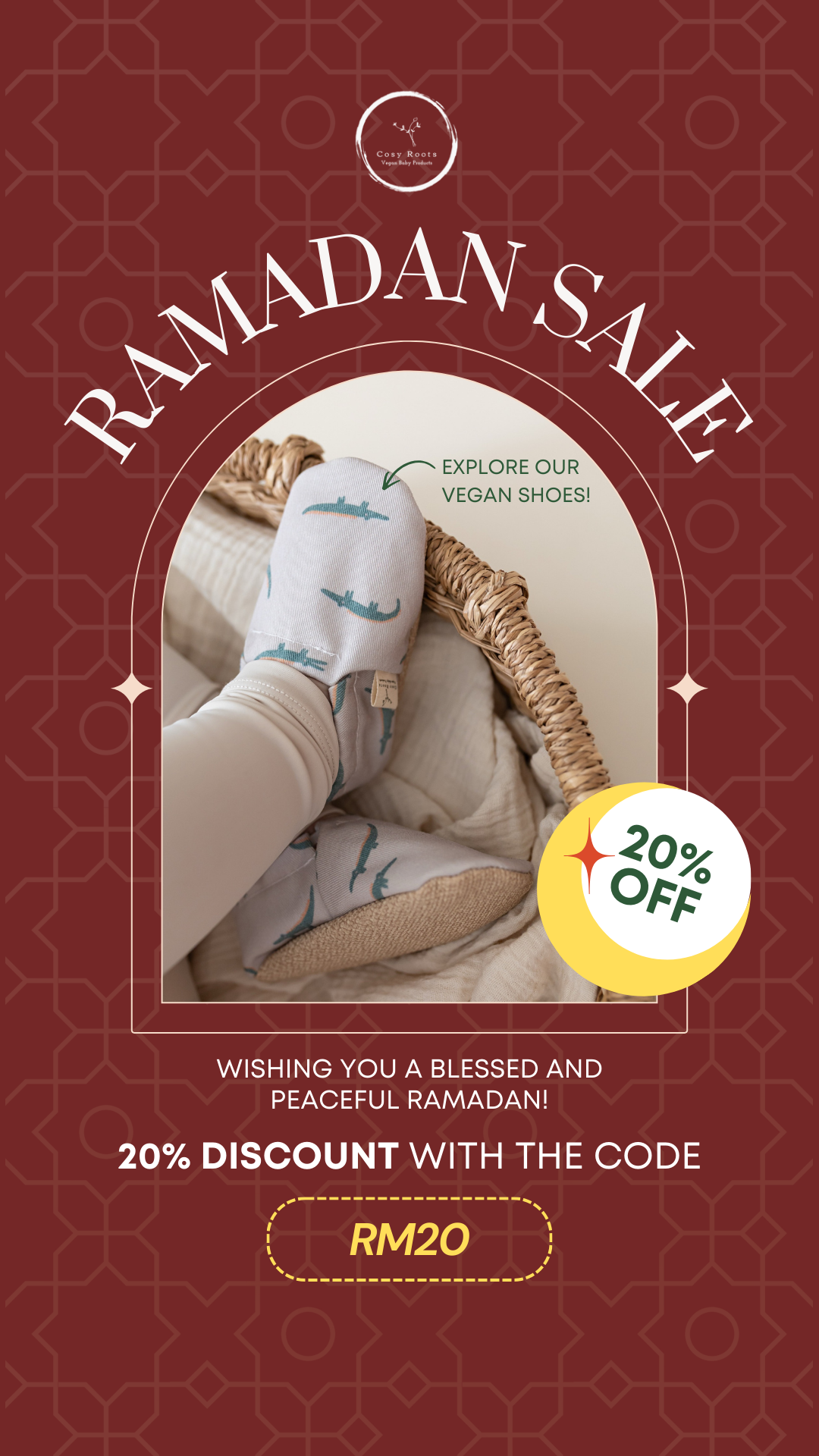 Cosy Roots UAE Facebook ad
