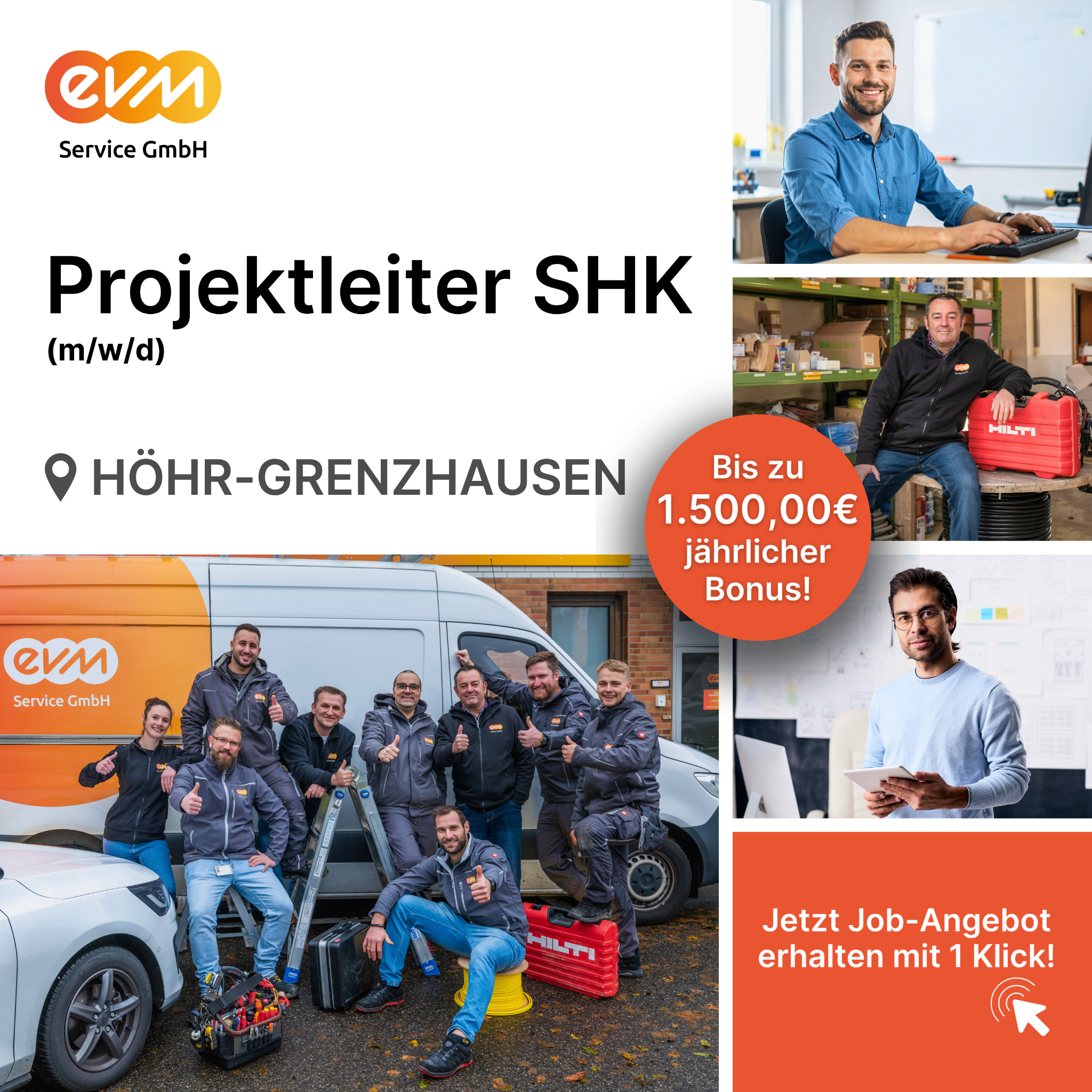 Candidate Flow: SHK Karriere Facebook ad