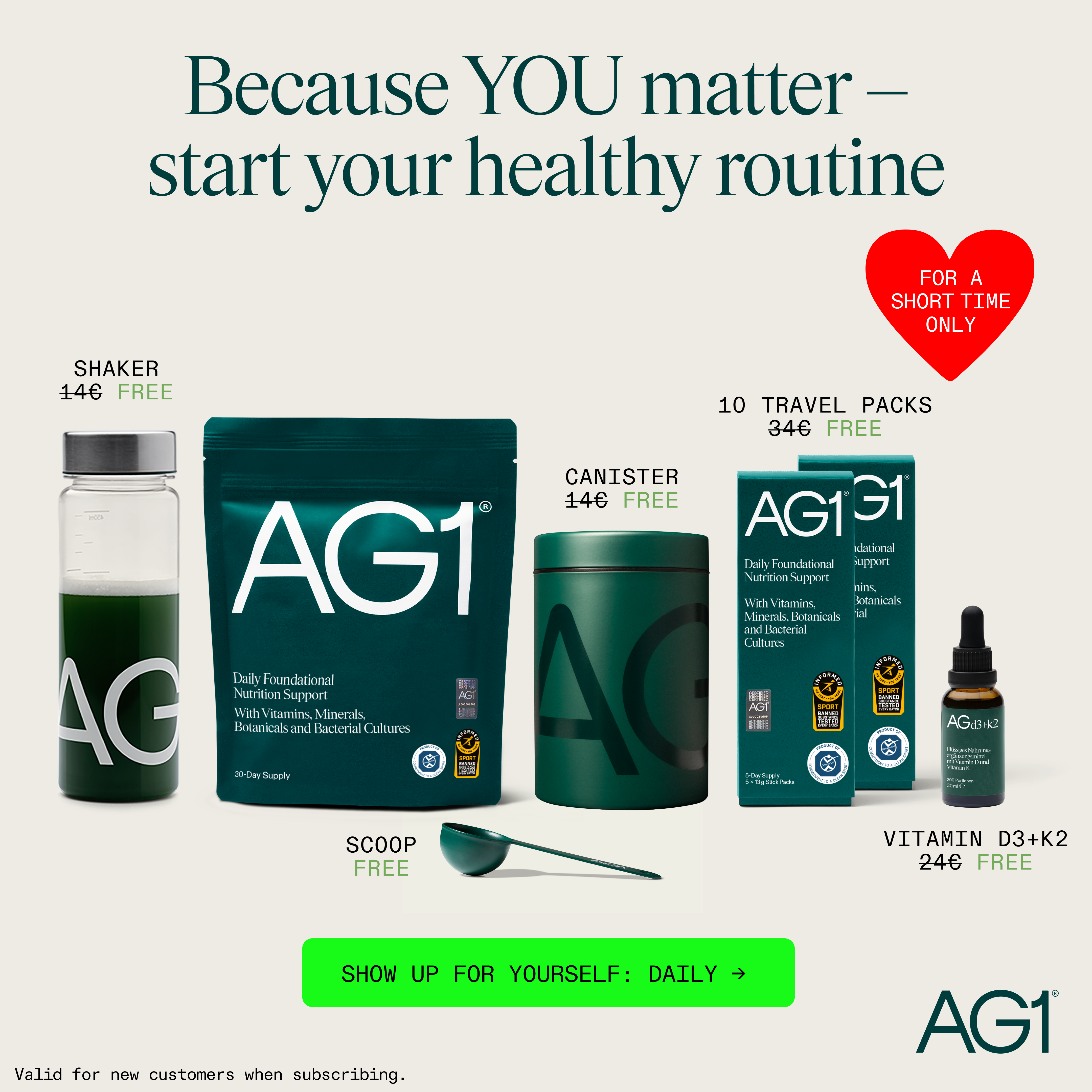 AG1 by Athletic Greens Facebook ad