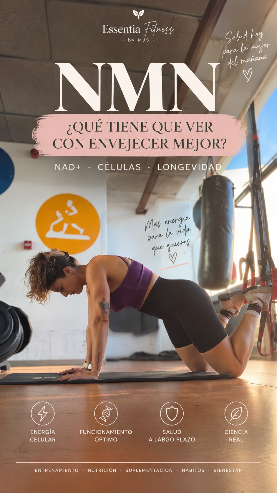 Naturecan España Facebook ad: ¿Qué tiene que ver el NMN con envejecer…