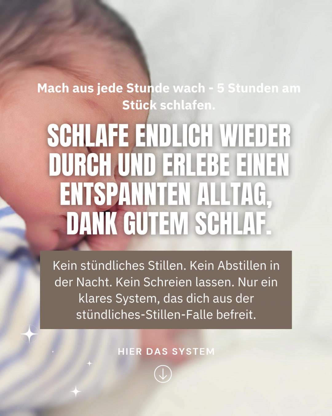 babyschlaf_christin_regending Facebook ad: Stillen ist nicht das Problem.