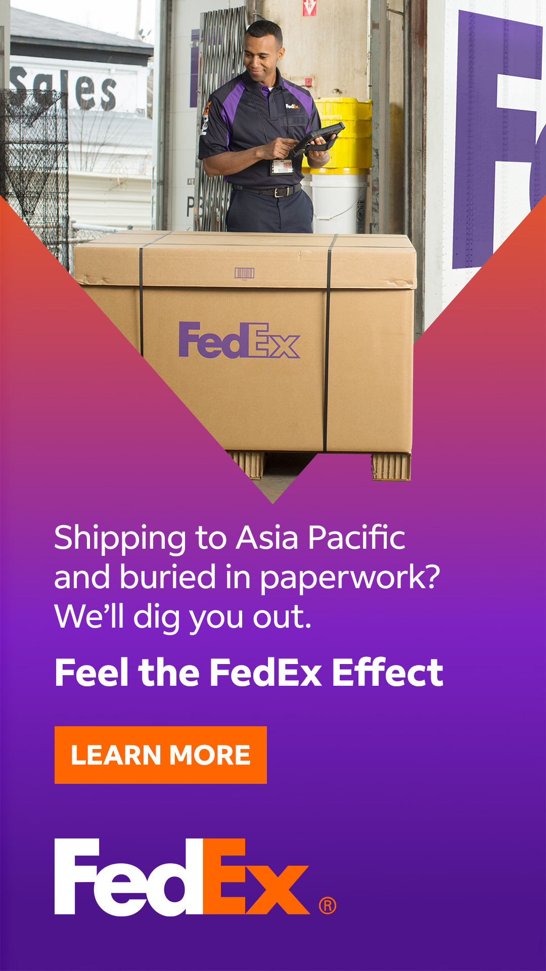 FedEx Facebook ad