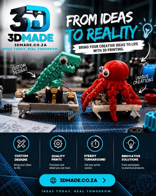 PLNTD 3D Printing Facebook ad: Chat with us