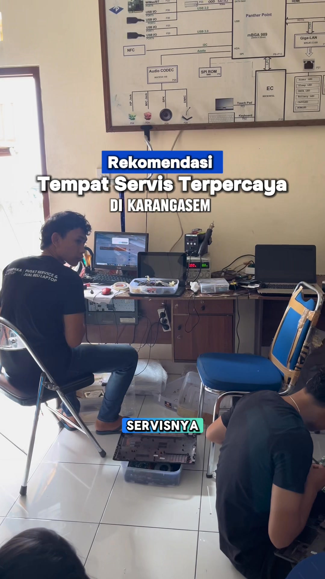 Cempaka laptop Facebook ad: Pusat Service Bali