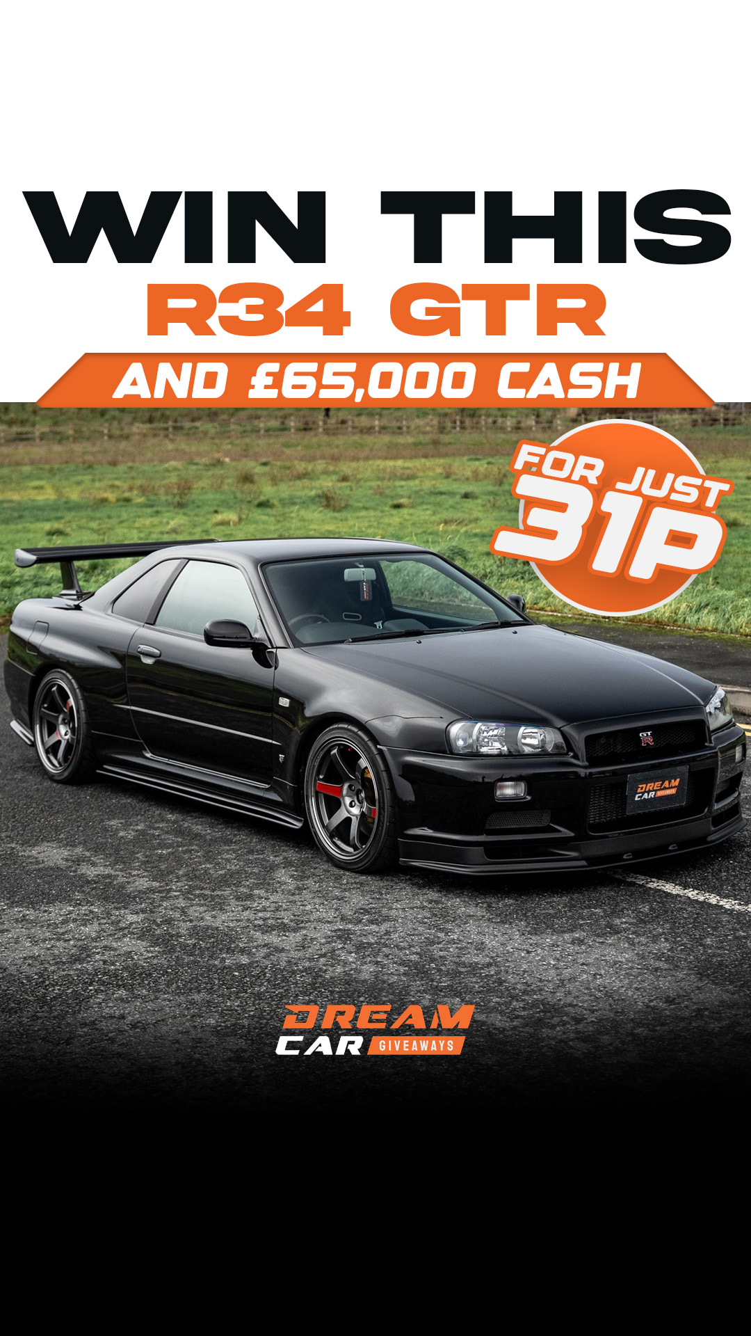 Dream Car Giveaways Facebook ad