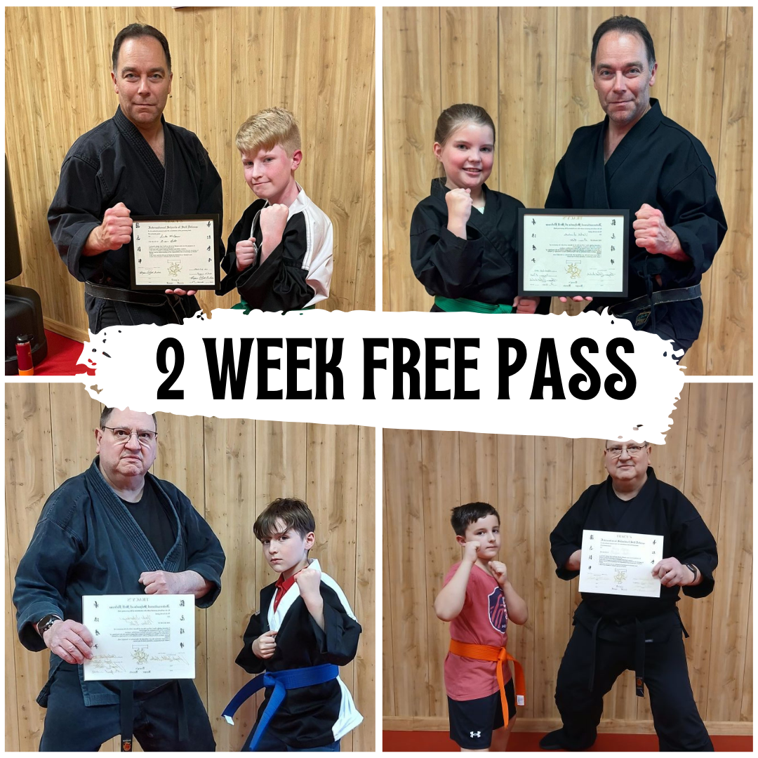 Tracy's Karate West Facebook ad: 2 WEEKS OF FREE MARTIAL ARTS CLASSES