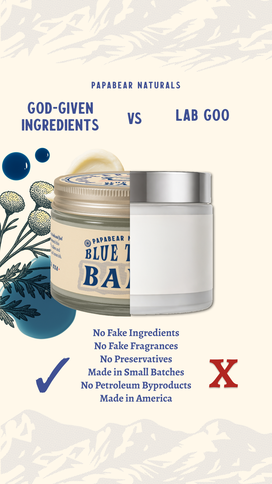 Papabear Naturals Facebook ad