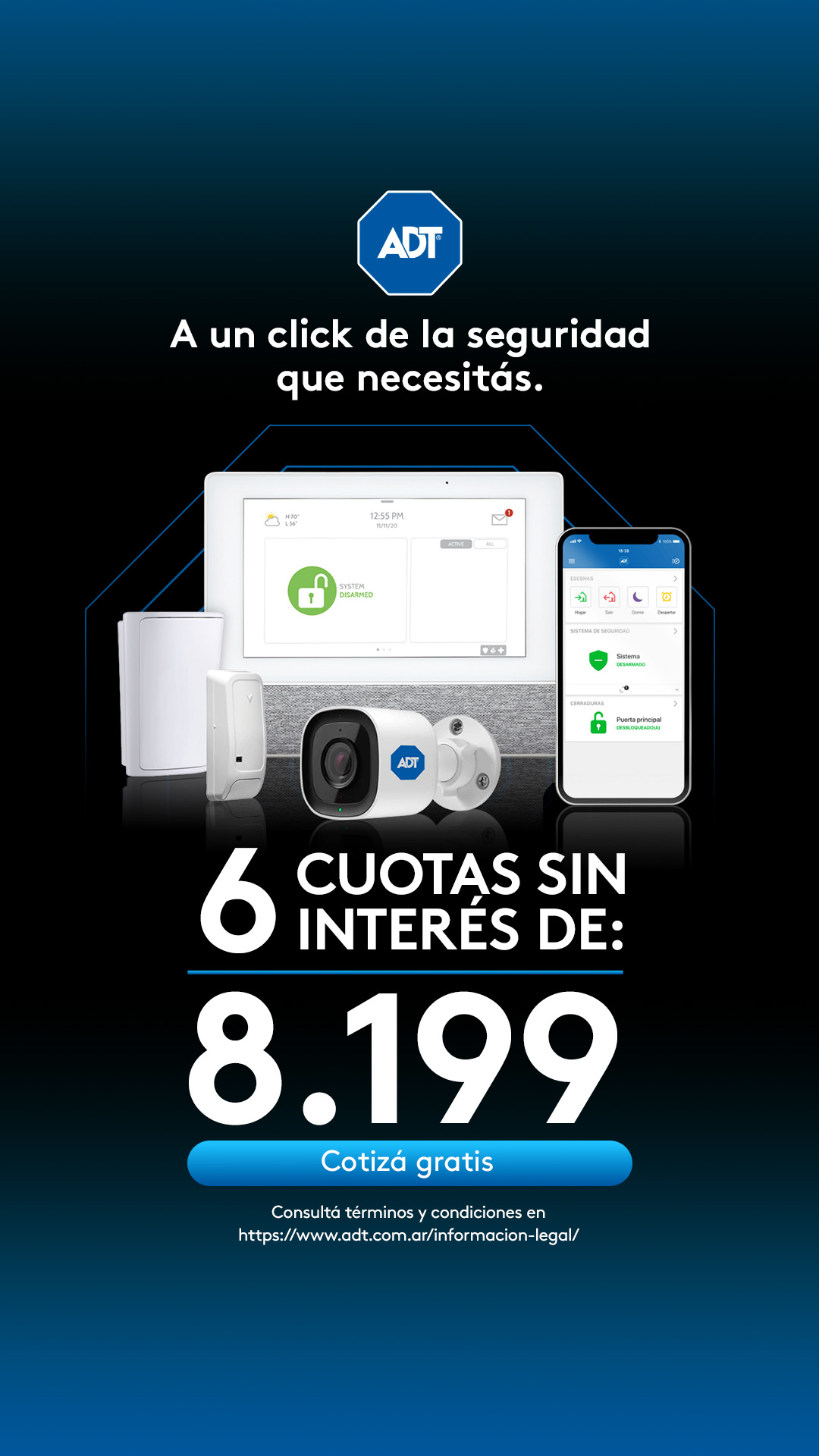 ADT Argentina Facebook ad