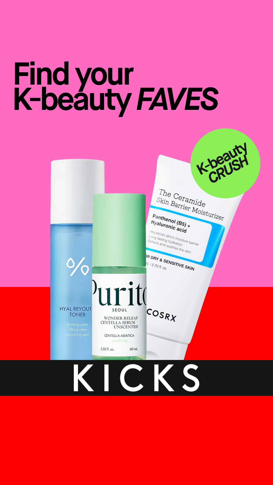 KICKS Facebook ad