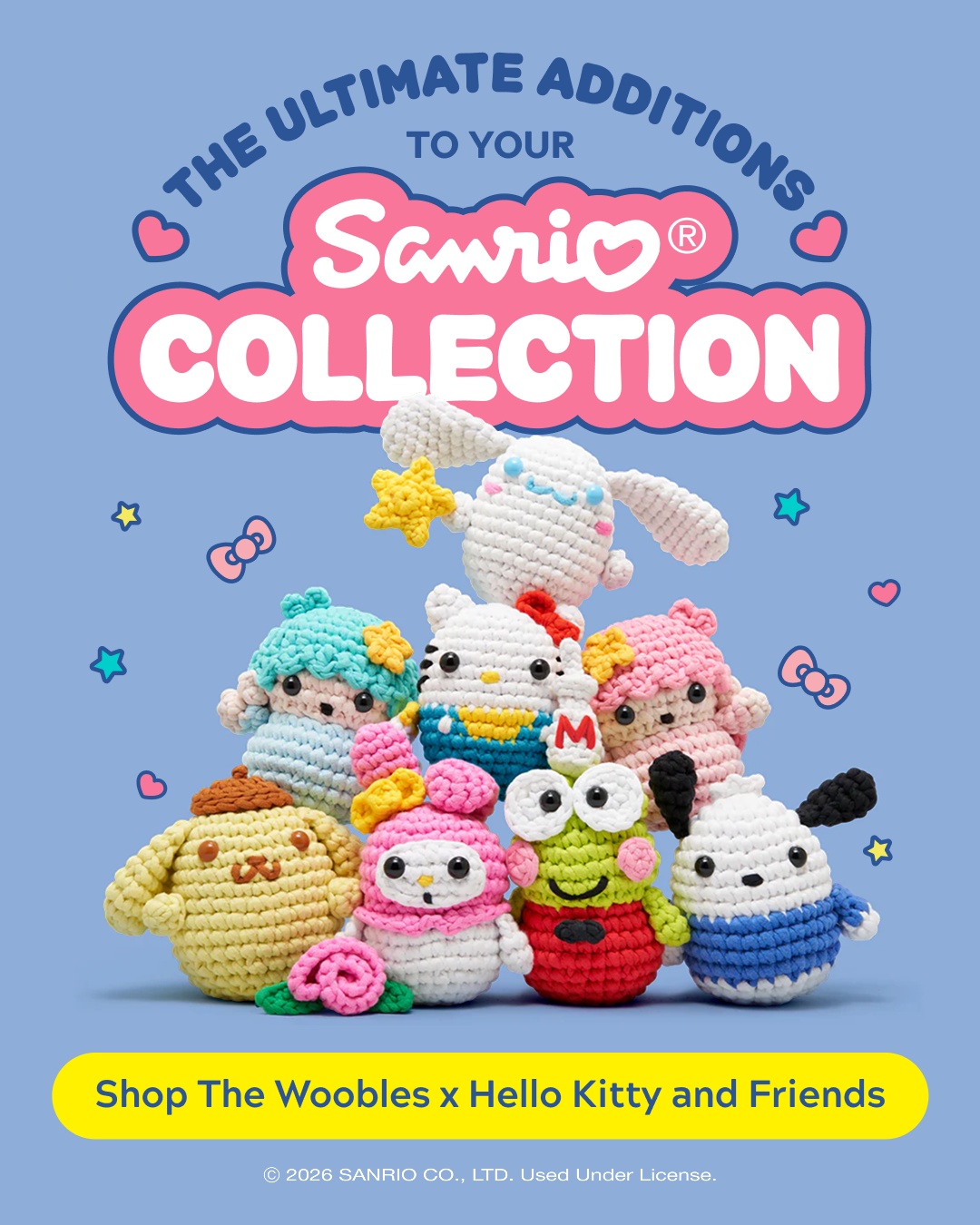 The Woobles Facebook ad: Hello Kitty x The Woobles