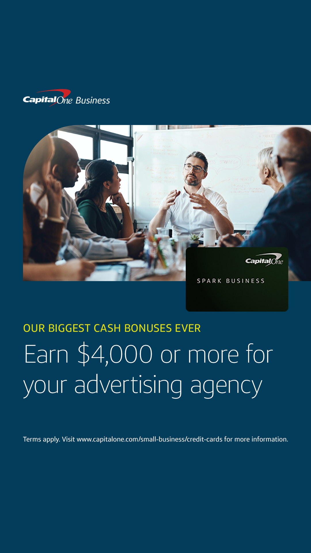 Capital One Business Facebook ad