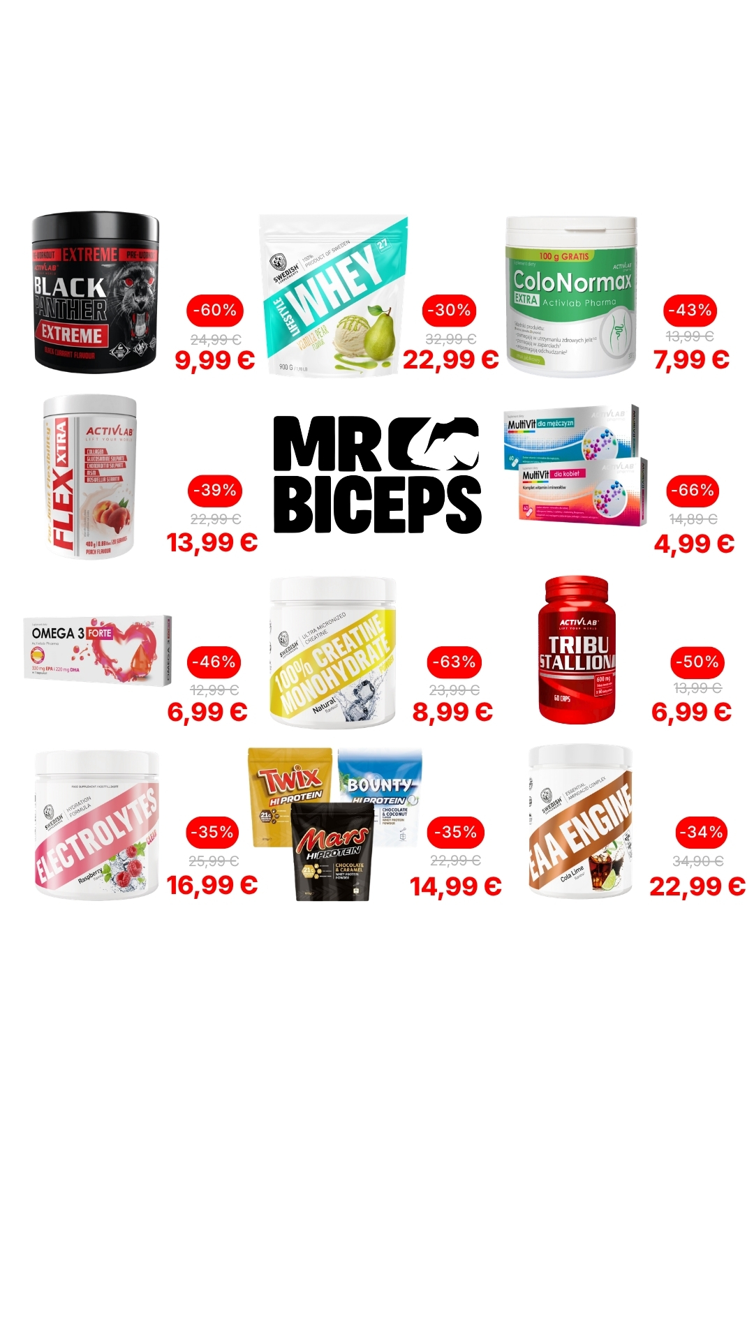 MrBiceps - Maisto Papildai Facebook ad