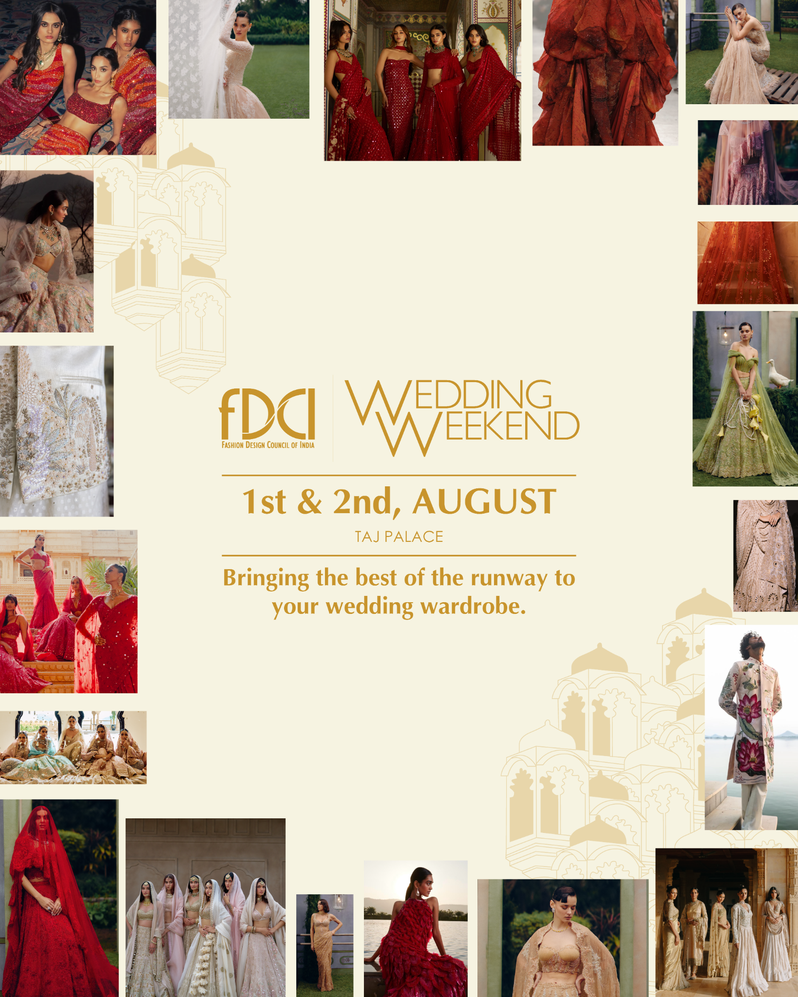 Fashion Design Council of India Facebook ad: From the runway to your wedding wardrobe.