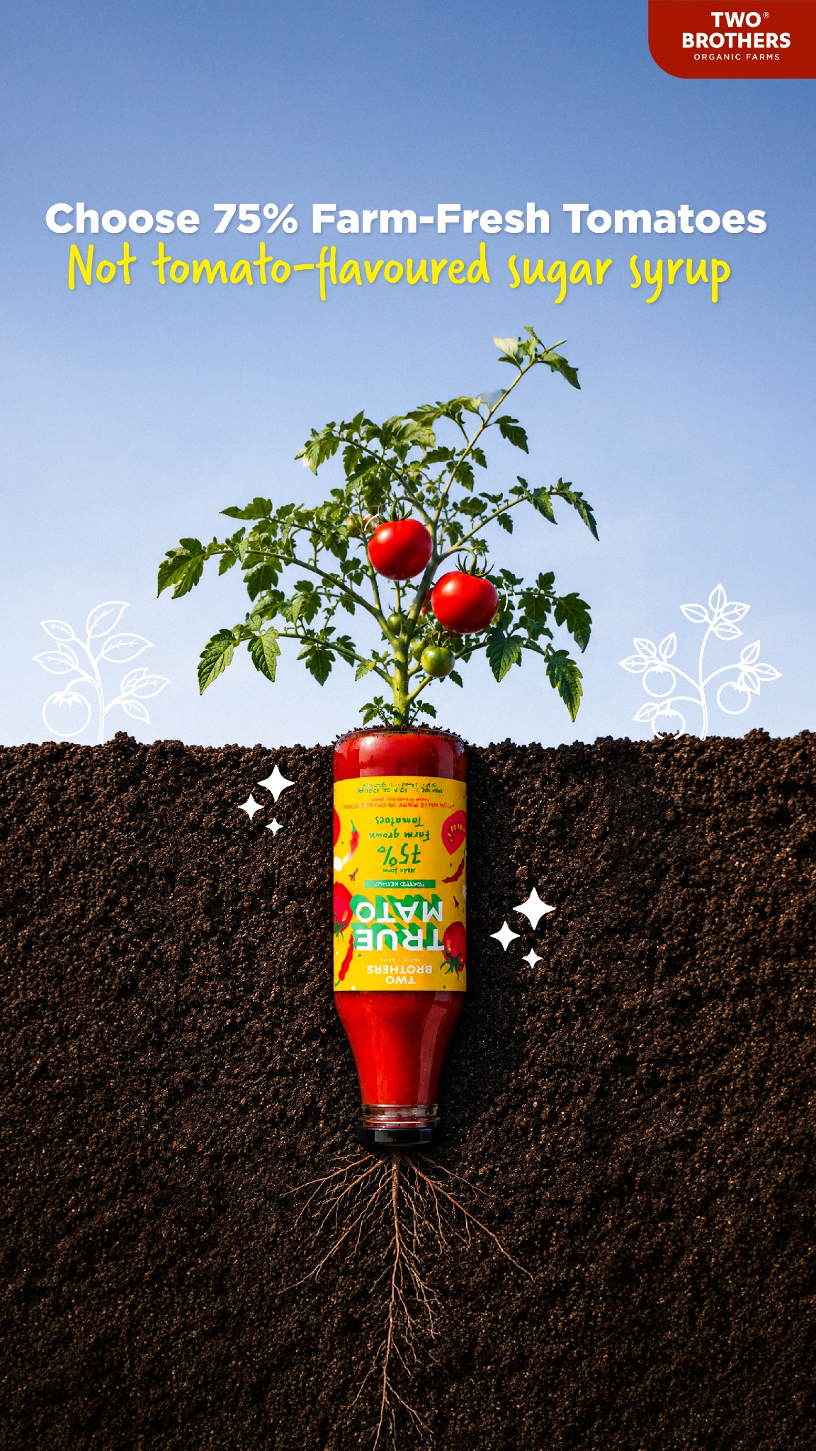 Two Brothers Organic Farms Facebook ad