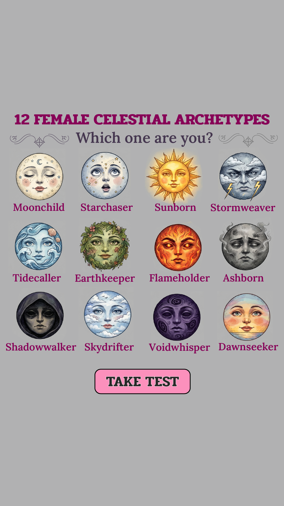 Personality Type Facebook ad