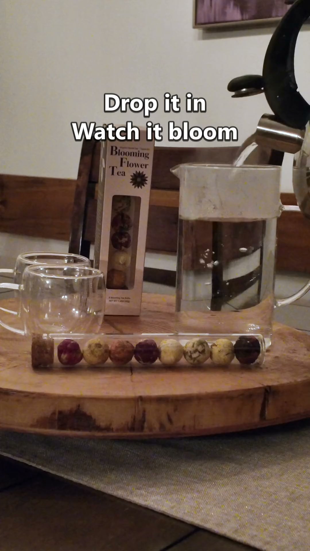 Wild Bounty Organics Facebook ad: Blooming Tea Bouquet