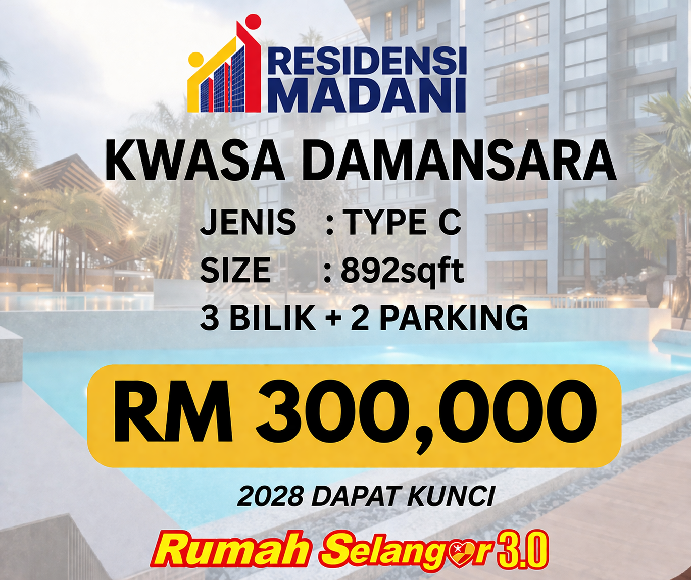 Your Dream House Facebook ad: Gaji Rm3000 dapat cuba
