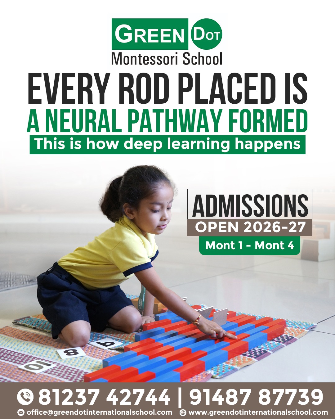 GREEN DOT Montessori School Facebook ad: Greendot Montessori Near You