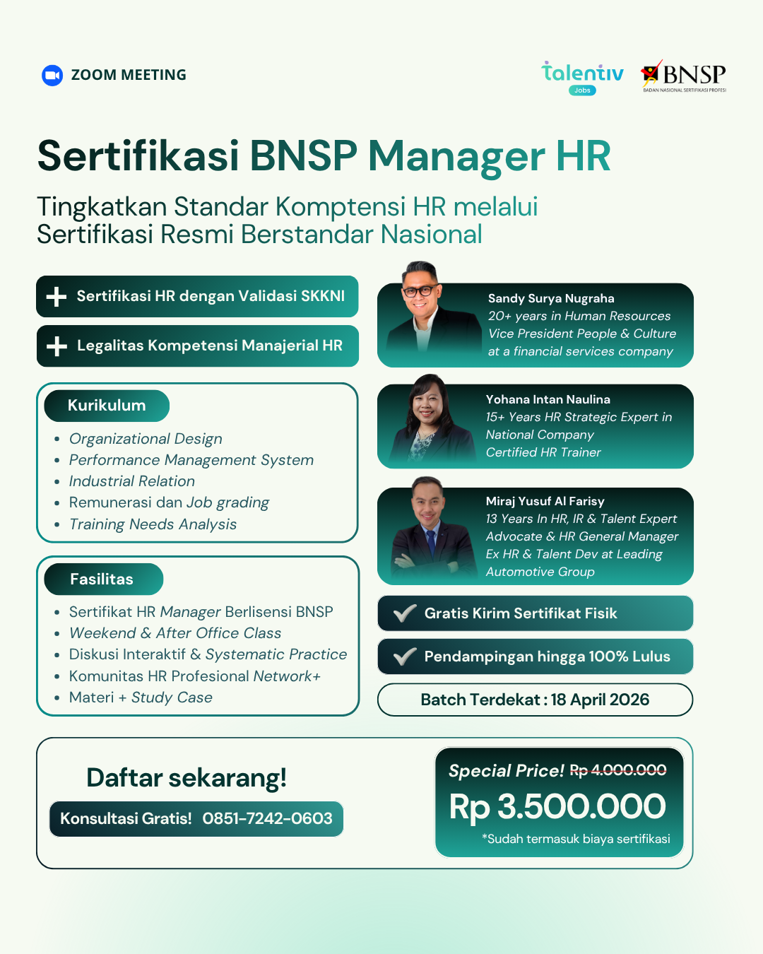 Talentiv Jobs Facebook ad