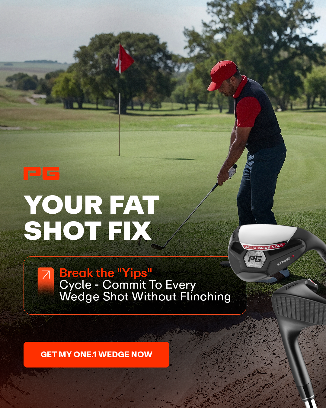 Performance Golf Facebook ad
