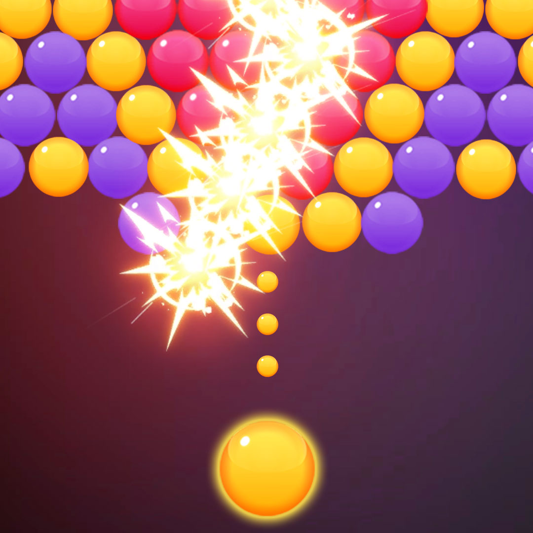 BubbleShooter - NeverOld Facebook ad