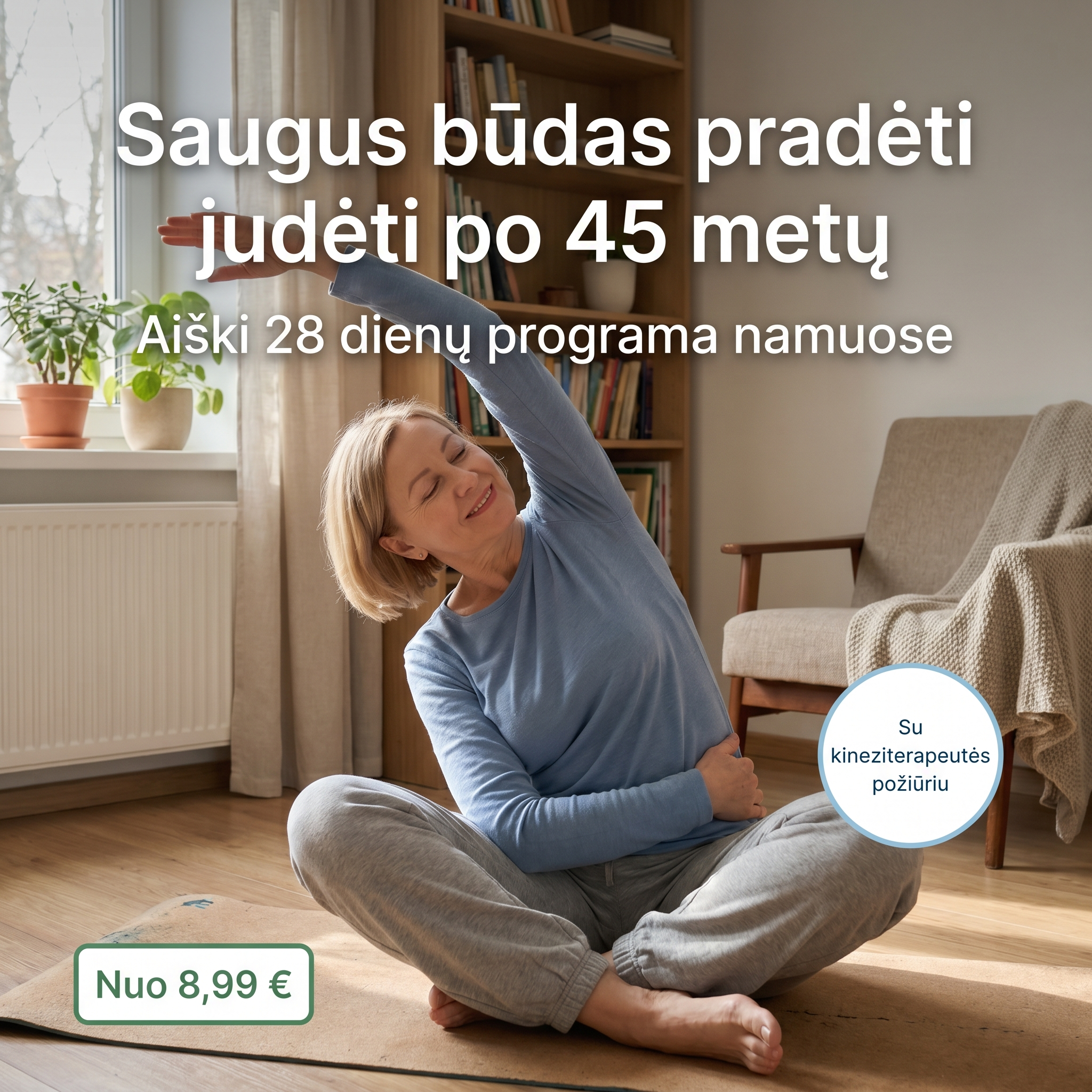 Sportas45.lt Facebook ad: Tik nuo 8,99 €