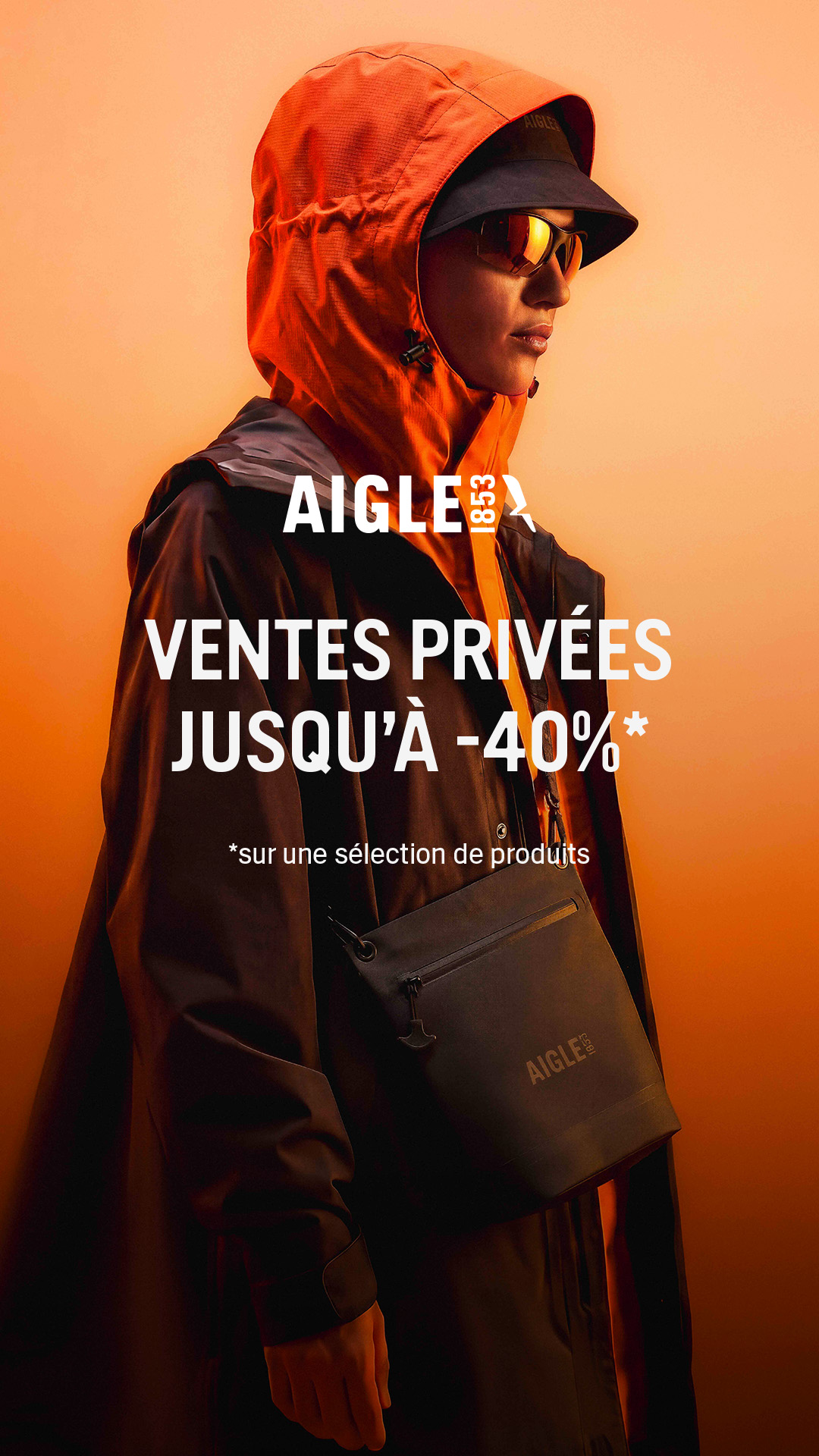 Aigle Facebook ad: Ventes Privées