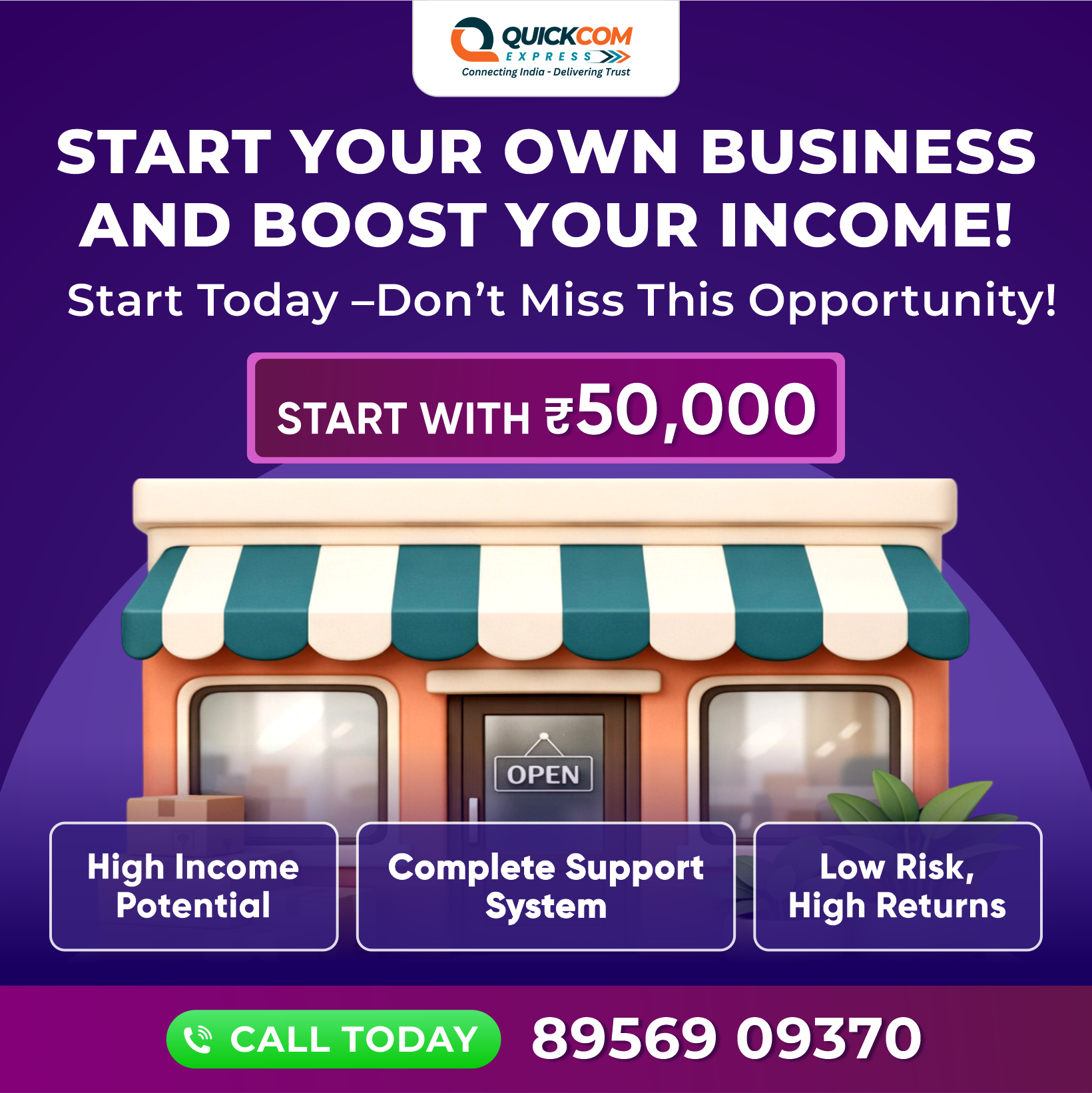 Express Quikcom Facebook ad