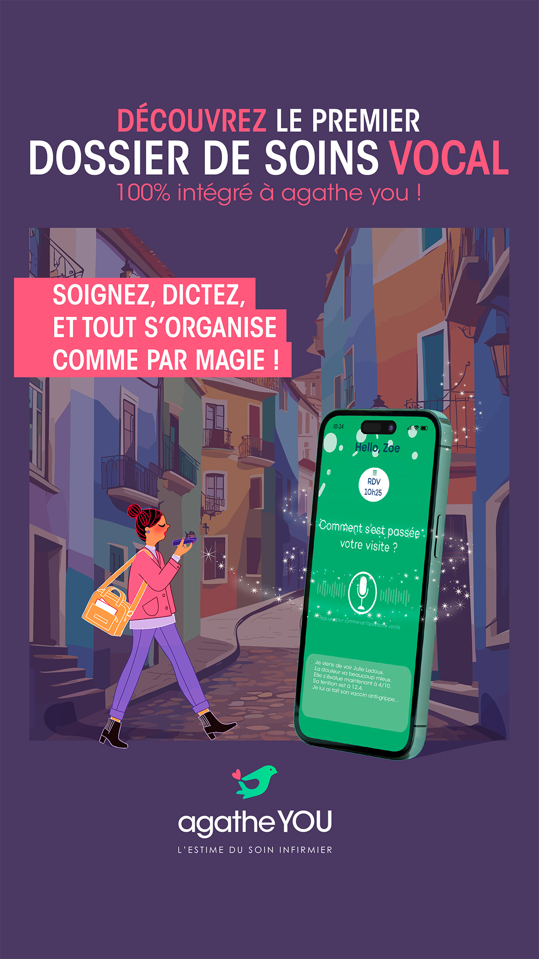 La Ruche des infirmières libérales Facebook ad from Jun 15, 2026