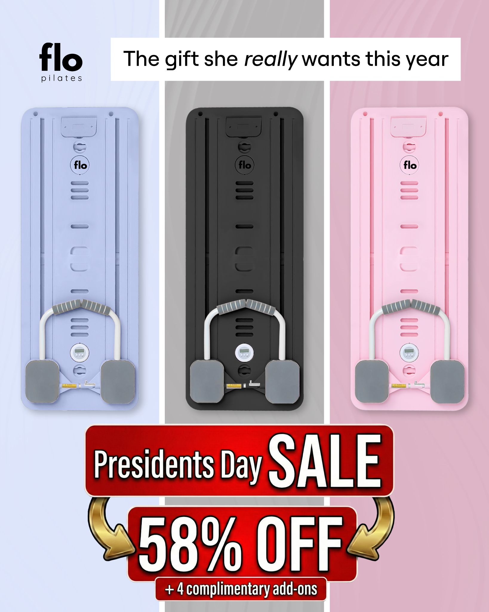 Flo Pilates Facebook ad