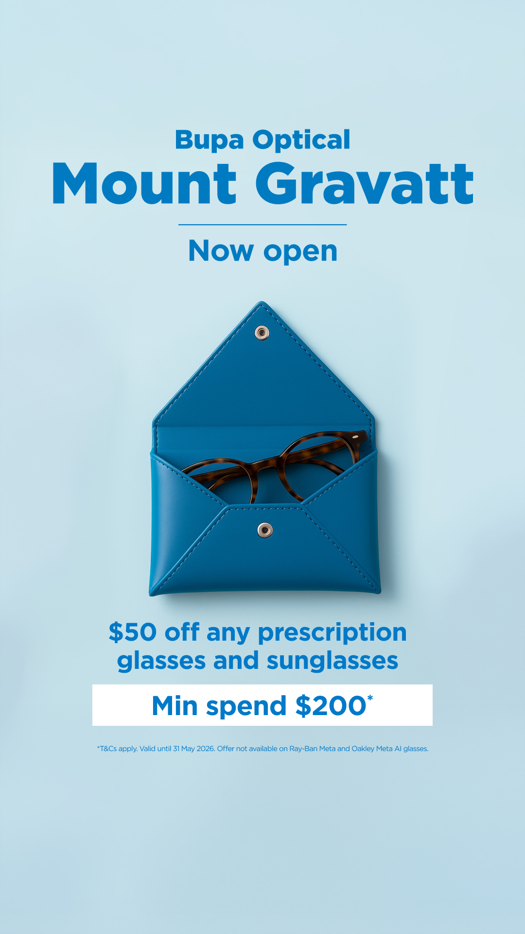 Bupa Optical Australia Facebook ad