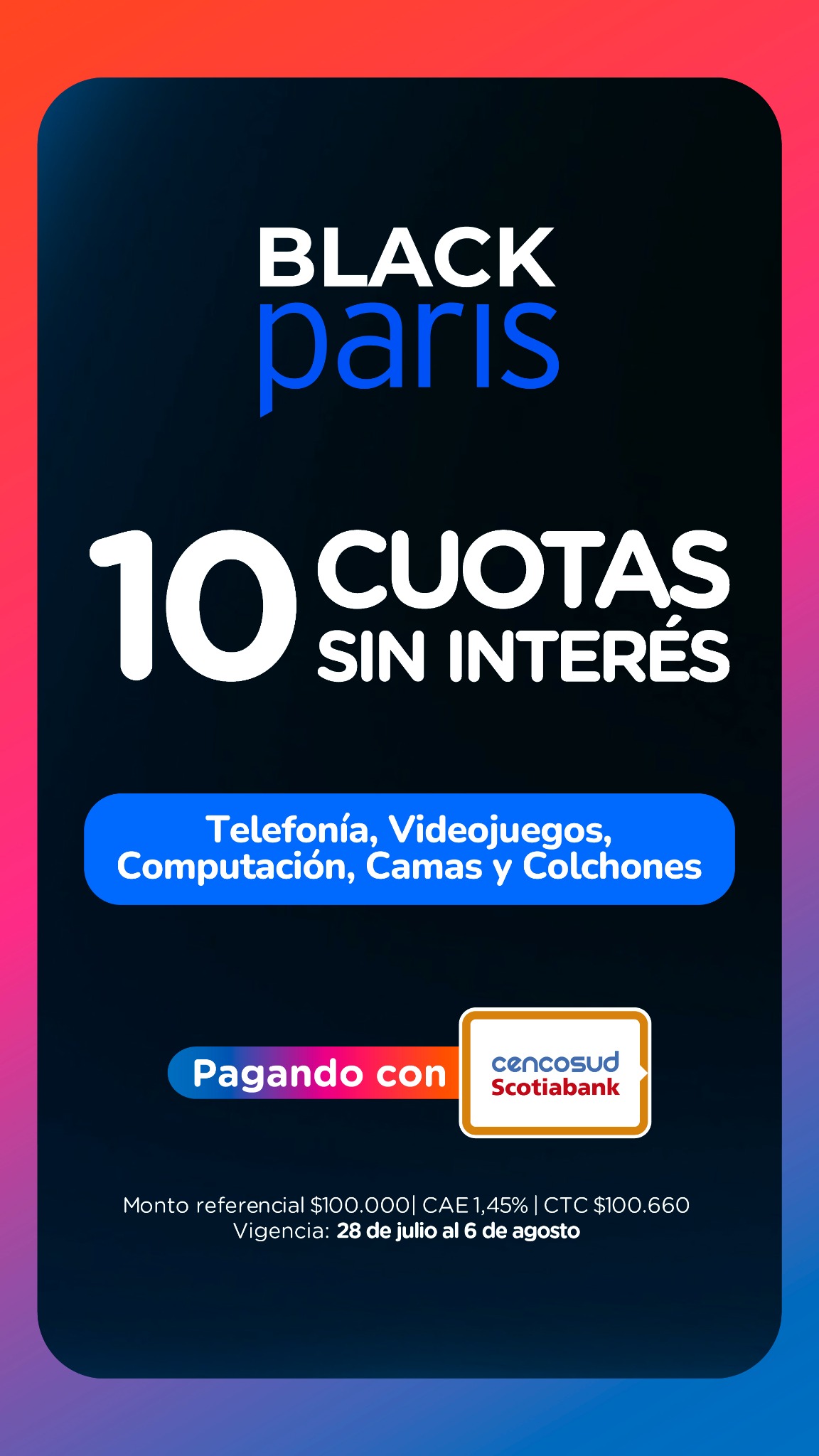 Tarjeta Cencosud Scotiabank Facebook ad