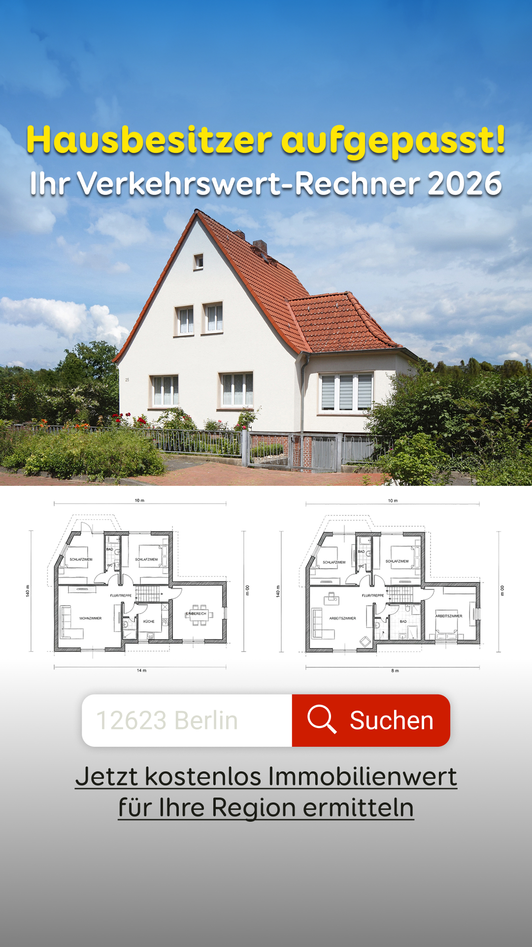 Aroundhome - Immobilienverkauf Facebook ad from Mar 2, 2026