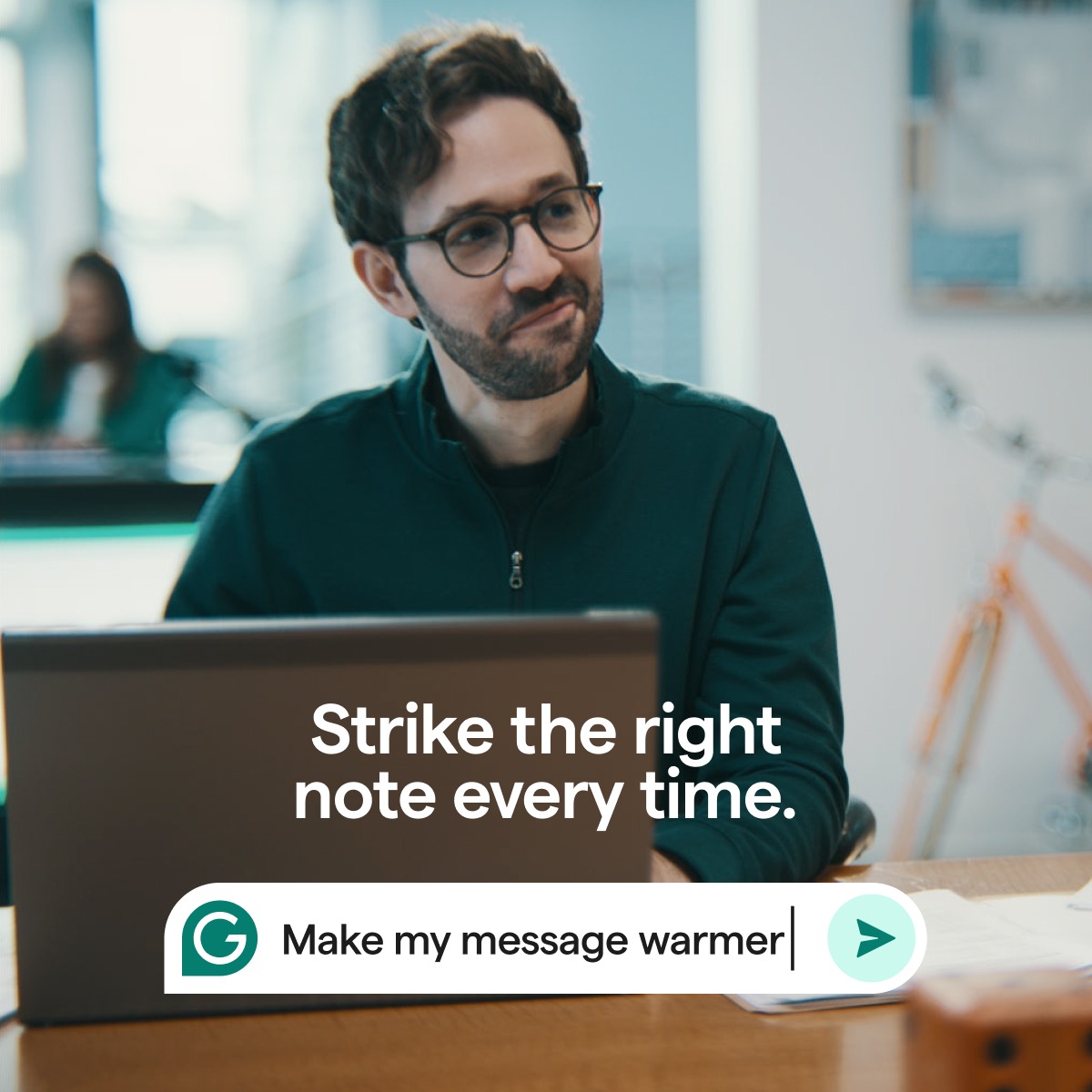 Grammarly Facebook ad